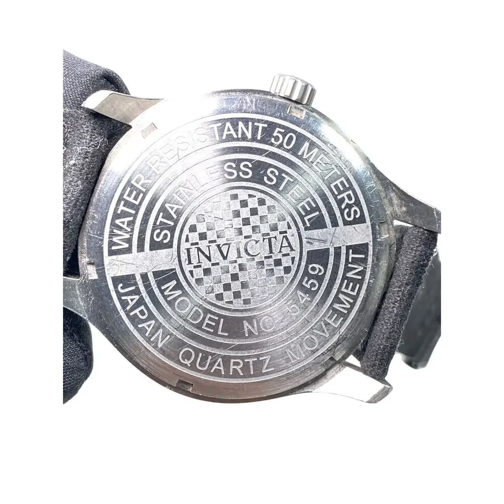 Invicta I-Force 5459 Quartz Watch Mens Charcoal Big Date Small Seconds 44mm 50M